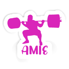 Amie Autocollant Haltérophile Image