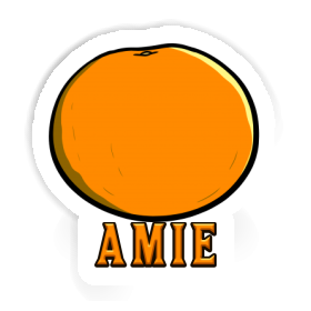 Orange Aufkleber Amie Image