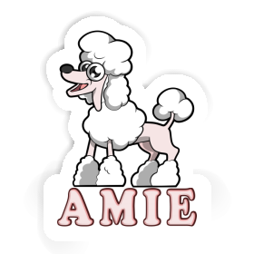 Amie Autocollant Caniche Image