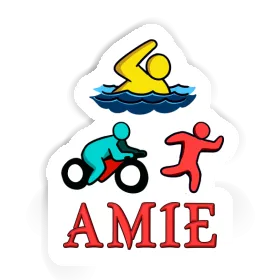 Autocollant Amie Triathlète Image