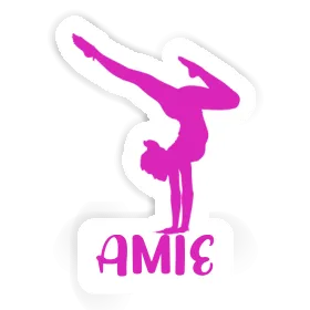 Amie Aufkleber Yoga-Frau Image