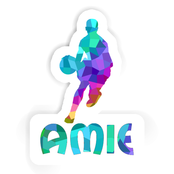 Autocollant Amie Joueur de basket-ball Notebook Autocollant Amie Joueur de basket-ball Notebook Image