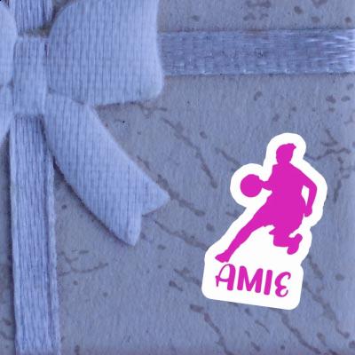 Joueuse de basket-ball Autocollant Amie Notebook Joueuse de basket-ball Autocollant Amie Gift package Image