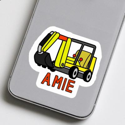 Mini-pelle Autocollant Amie Laptop Mini-pelle Autocollant Amie Laptop Image