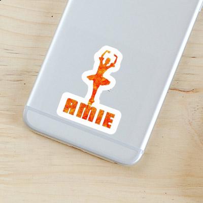 Ballerina Sticker Amie Laptop Image