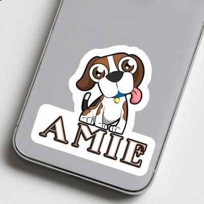 Amie Sticker Beagle Notebook Amie Sticker Beagle Gift package Image