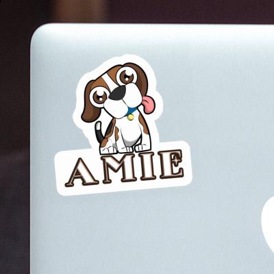 Autocollant Beagle-Hund Amie Laptop Autocollant Beagle-Hund Amie Laptop Image