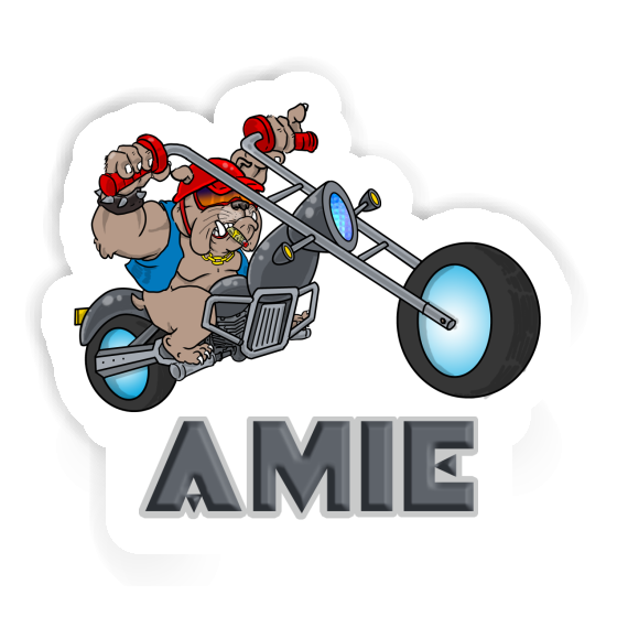 Biker Autocollant Amie Image