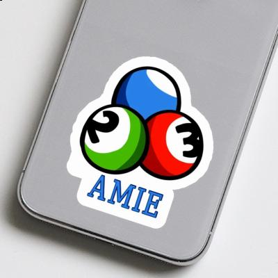 Billardkugel Aufkleber Amie Billardkugel Aufkleber Amie Image