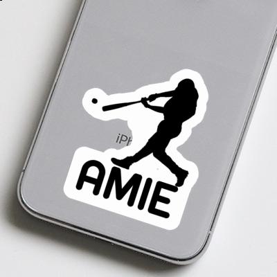 Amie Sticker Baseballspieler Laptop Image