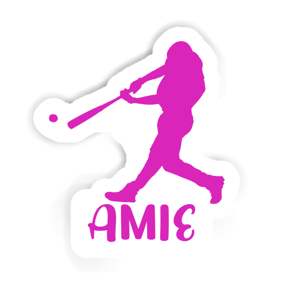 Baseballspieler Aufkleber Amie Image