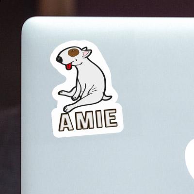 Bull Terrier Autocollant Amie Image