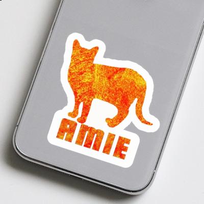Sticker Katze Amie Notebook Image