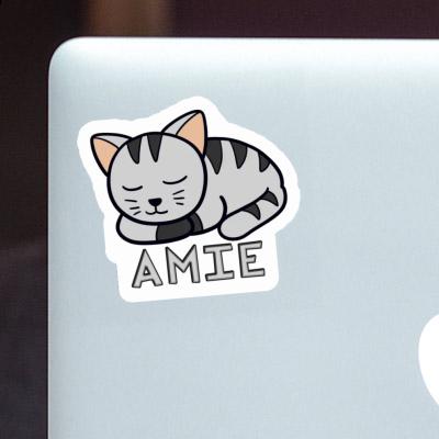 Aufkleber Katze Amie Laptop Image