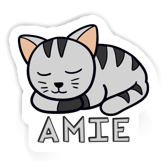 Aufkleber Katze Amie Laptop Image