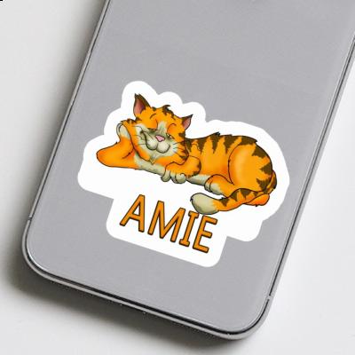 Amie Sticker Cat Notebook Image