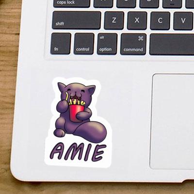 Amie Autocollant Chat Notebook Image