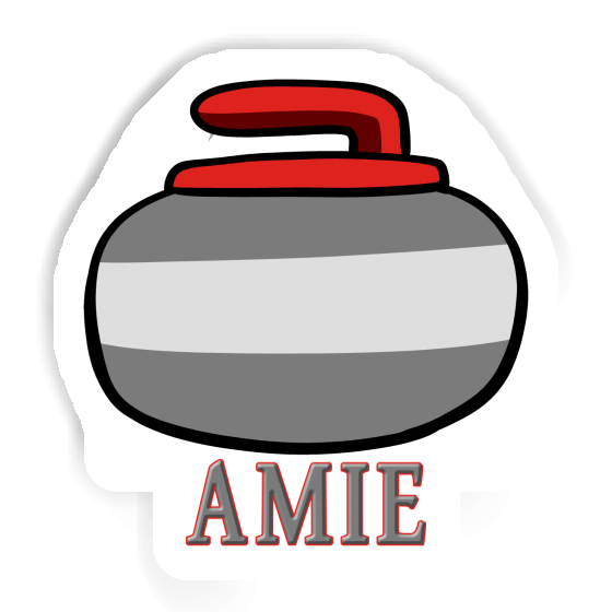 Amie Autocollant Pierre de curling Laptop Amie Autocollant Pierre de curling Laptop Image