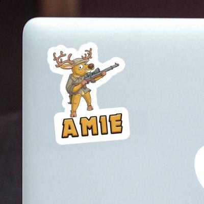 Autocollant Chasseur Amie Laptop Image