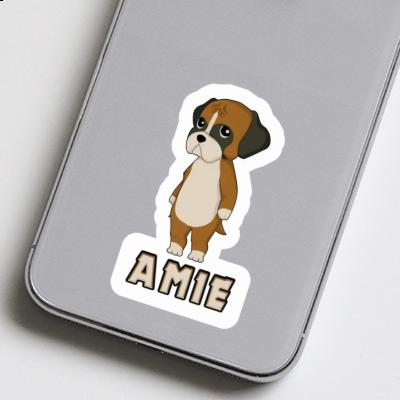Amie Sticker German Boxer Notebook Amie Sticker German Boxer Gift package Image