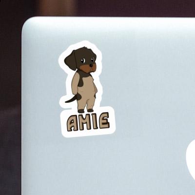 Sticker Deutsch Drahthaar Amie Notebook Image