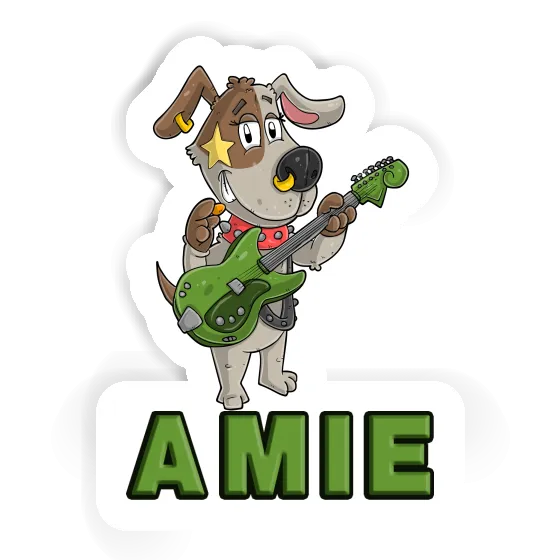 Gitarrist Aufkleber Amie Notebook Gitarrist Aufkleber Amie Gift package Image