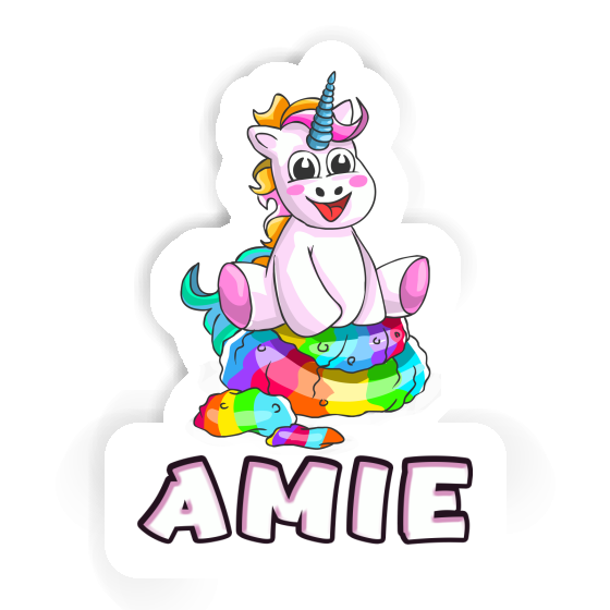 Amie Autocollant Baby licorne Notebook Amie Autocollant Baby licorne Notebook Image