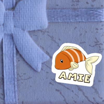 Autocollant Poisson Amie Laptop Image