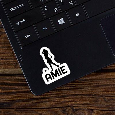 Golfeuse Autocollant Amie Laptop Golfeuse Autocollant Amie Laptop Image