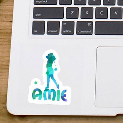 Autocollant Golfeuse Amie Autocollant Golfeuse Amie Image