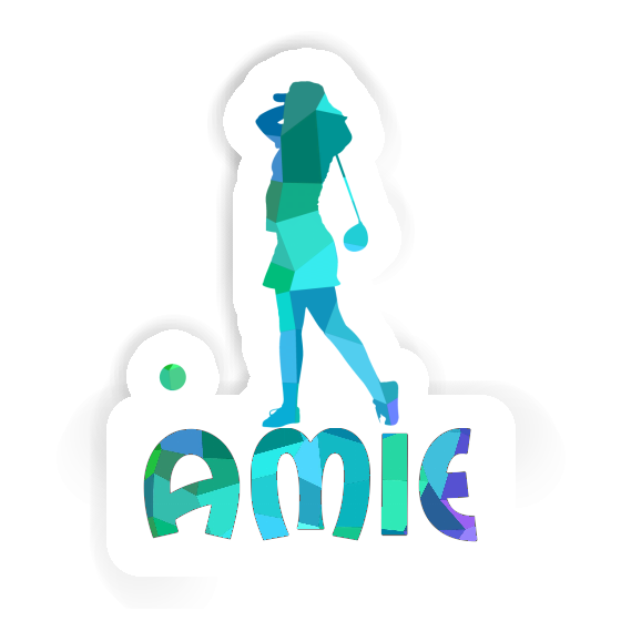 Autocollant Golfeuse Amie Notebook Autocollant Golfeuse Amie Gift package Image