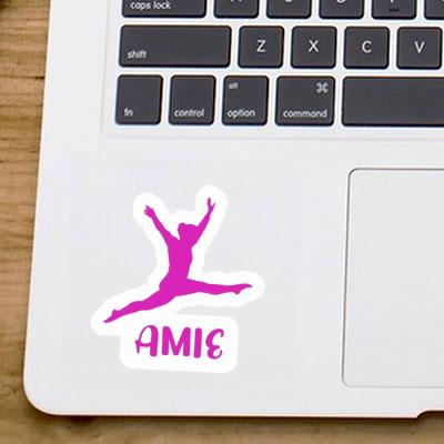Amie Autocollant Gymnaste Notebook Image