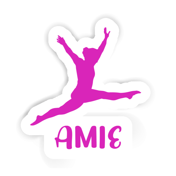 Amie Autocollant Gymnaste Laptop Image