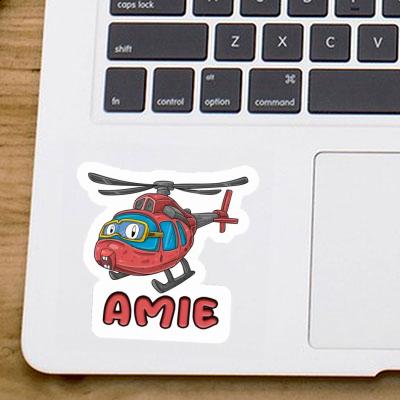 Hubschrauber Aufkleber Amie Image