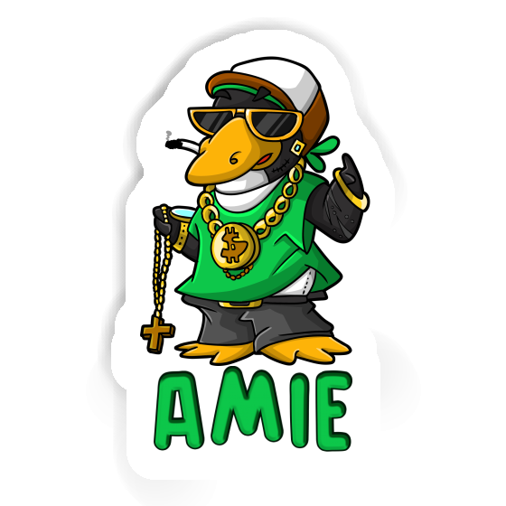 Sticker Amie Hip Hop Penguin Notebook Sticker Amie Hip Hop Penguin Gift package Image