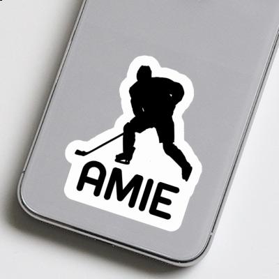 Amie Sticker Eishockeyspieler Laptop Image