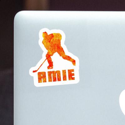 Sticker Eishockeyspieler Amie Sticker Eishockeyspieler Amie Image