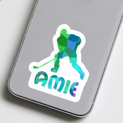 Sticker Amie Hockey Player Sticker Amie Hockey Player Image
