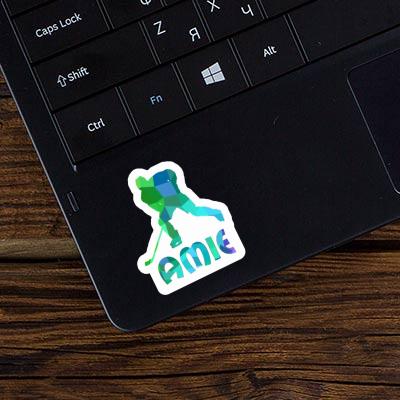 Sticker Amie Hockey Player Sticker Amie Hockey Player Image