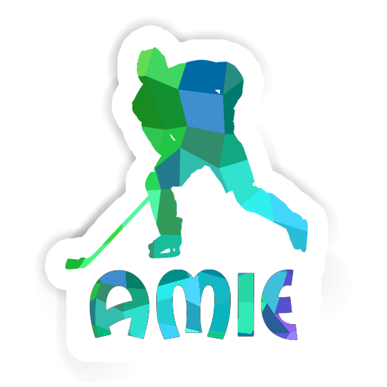 Joueur de hockey Autocollant Amie Notebook Joueur de hockey Autocollant Amie Gift package Image