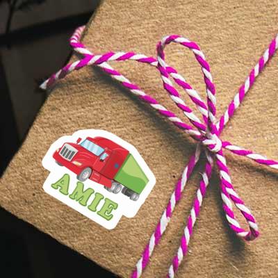 Articulated lorry Sticker Amie Notebook Articulated lorry Sticker Amie Gift package Image