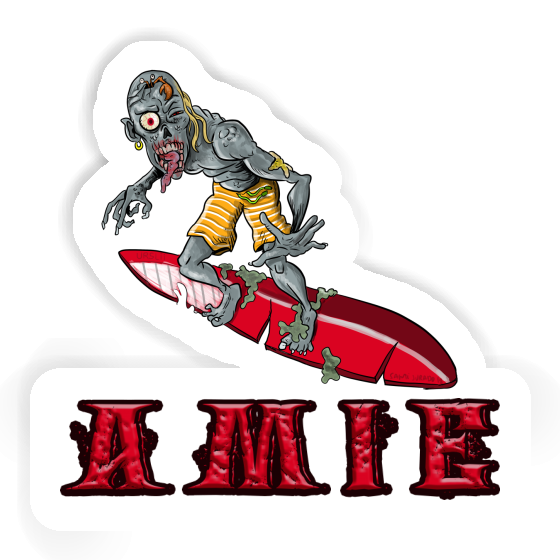 Sticker Amie Surfer Laptop Image