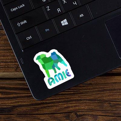 Sticker Amie Pug Notebook Sticker Amie Pug Gift package Image