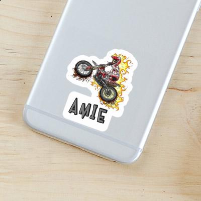 Autocollant Amie Dirt Biker Autocollant Amie Dirt Biker Image