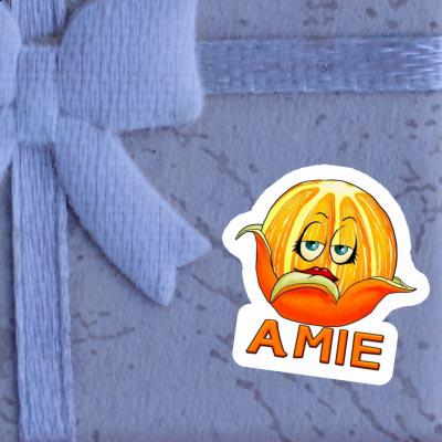 Orange Autocollant Amie Orange Autocollant Amie Image