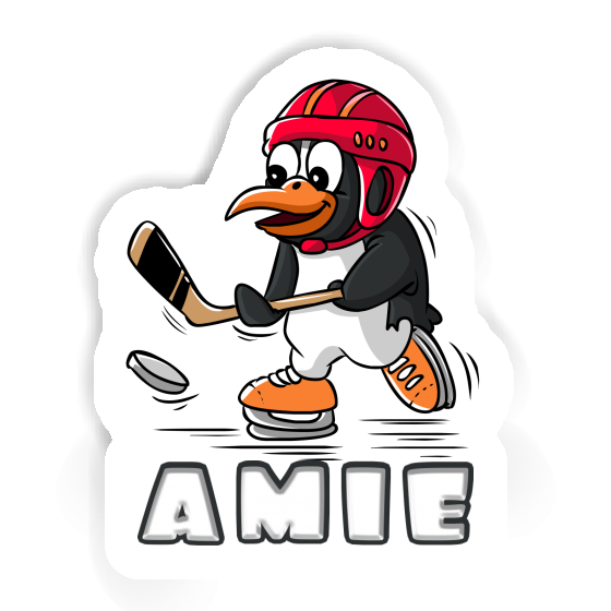 Sticker Eishockey-Pinguin Amie Laptop Sticker Eishockey-Pinguin Amie Laptop Image