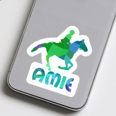 Amie Aufkleber Reiterin Laptop Image