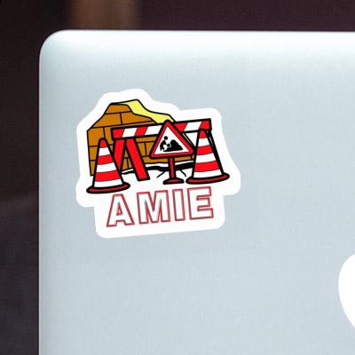 Road Construction Sticker Amie Notebook Road Construction Sticker Amie Gift package Image