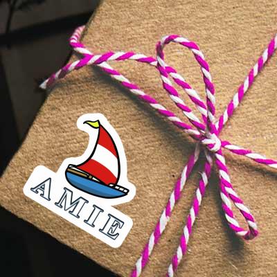 Sticker Sailboat Amie Notebook Sticker Sailboat Amie Gift package Image