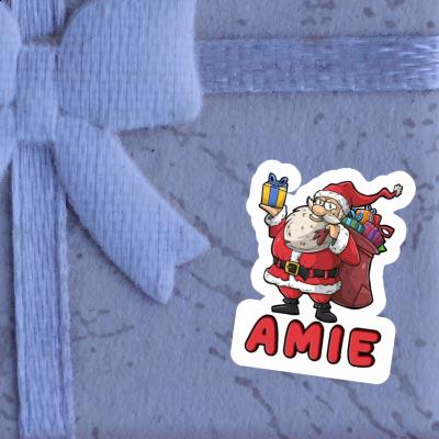 Autocollant Père Noël Amie Autocollant Père Noël Amie Image